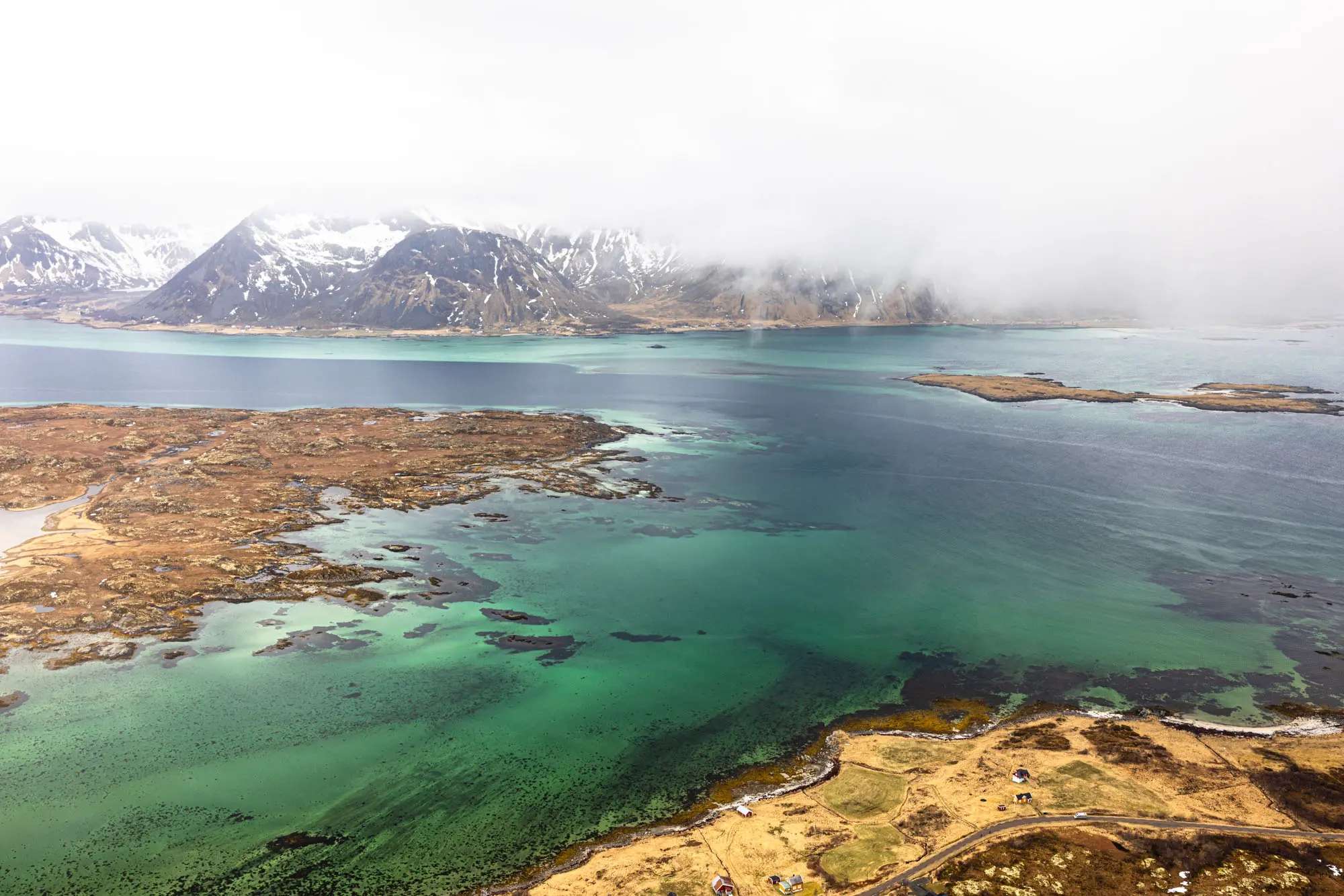 Impressive colors in the fjord