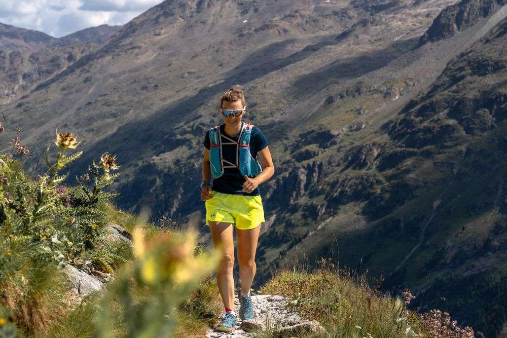 Trail running Val Roseg