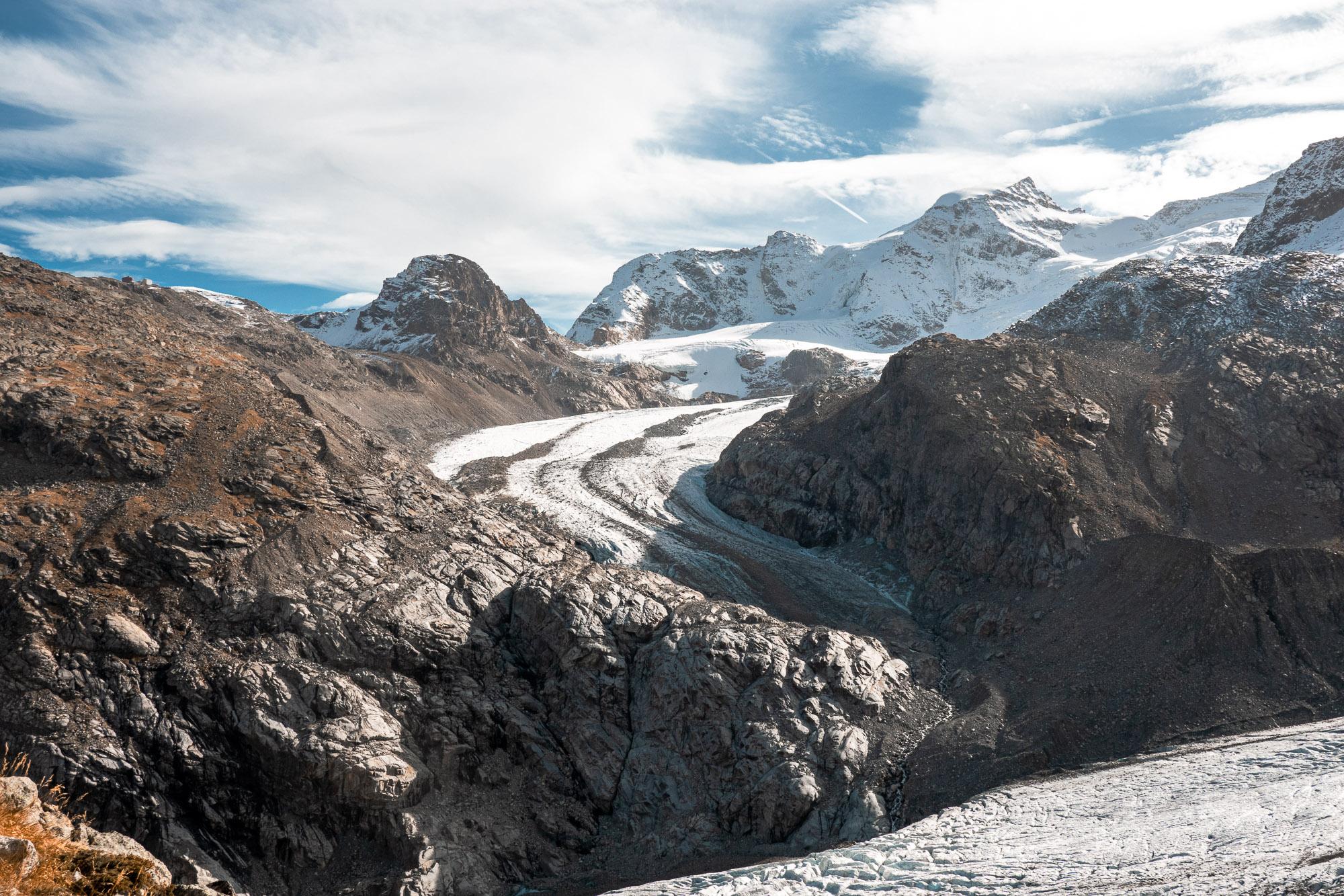 First snow on Piz Palü