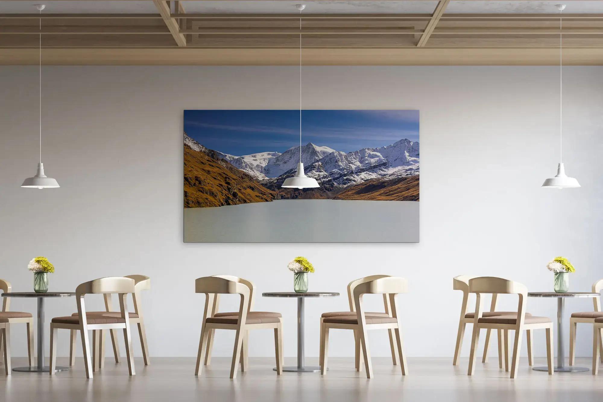 Alpine jewel Mont Blanc de Cheilon Mockup