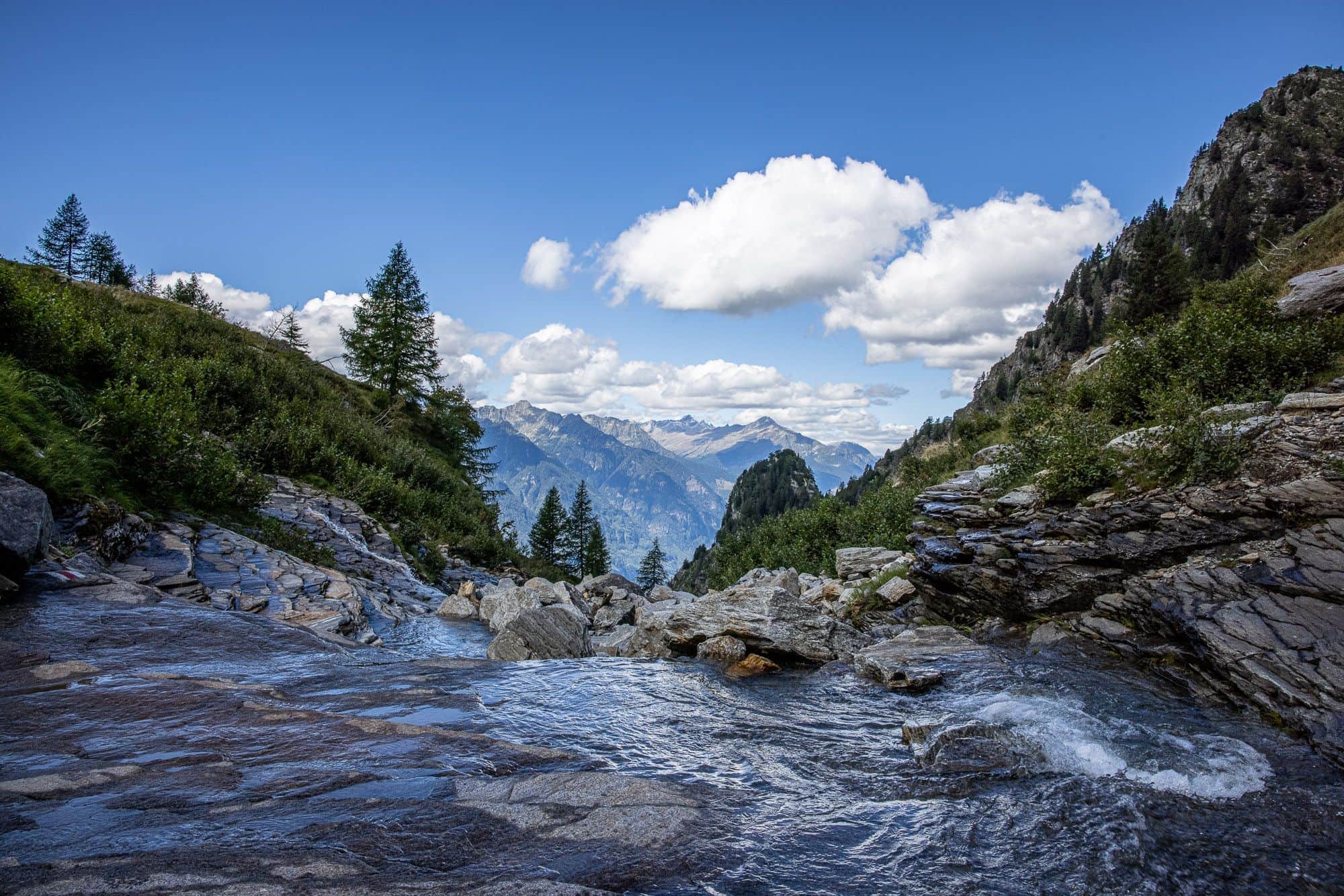 Sun, clouds and rushing water - the best all-inclusive for me!