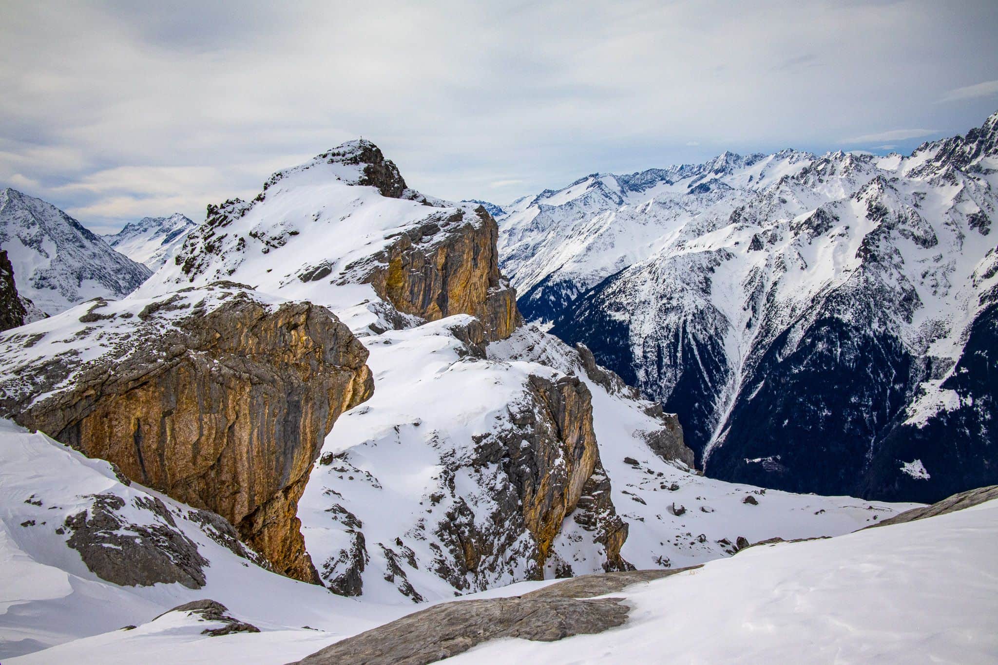 Splashes of colour on the Rinderstock: