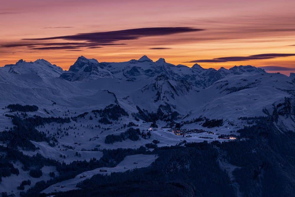 December 2022 - Snowy mountain village