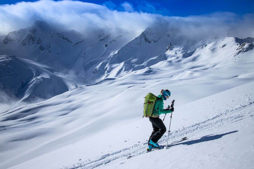 Wet snow at Stotzigen Firsten