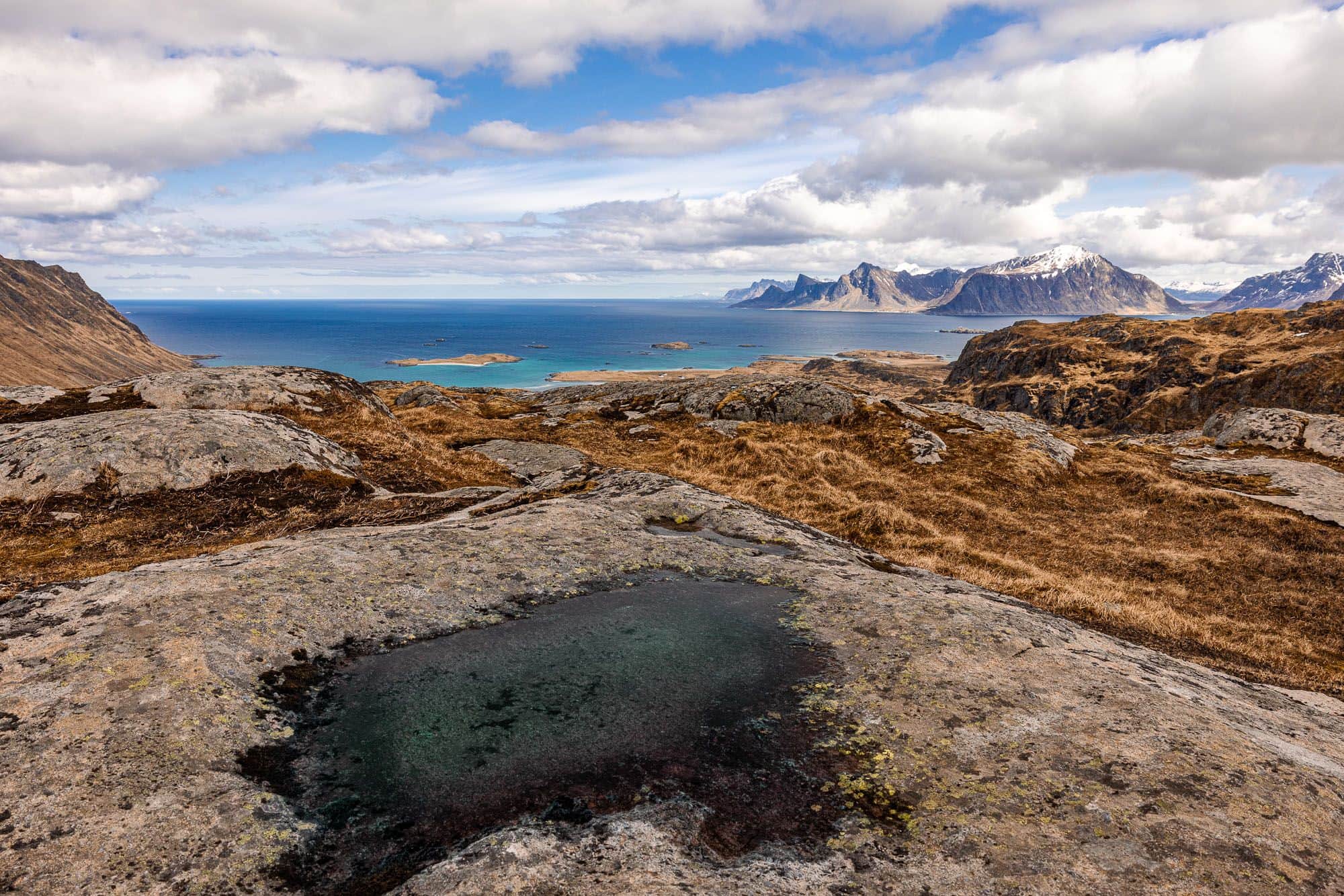 The view to the north