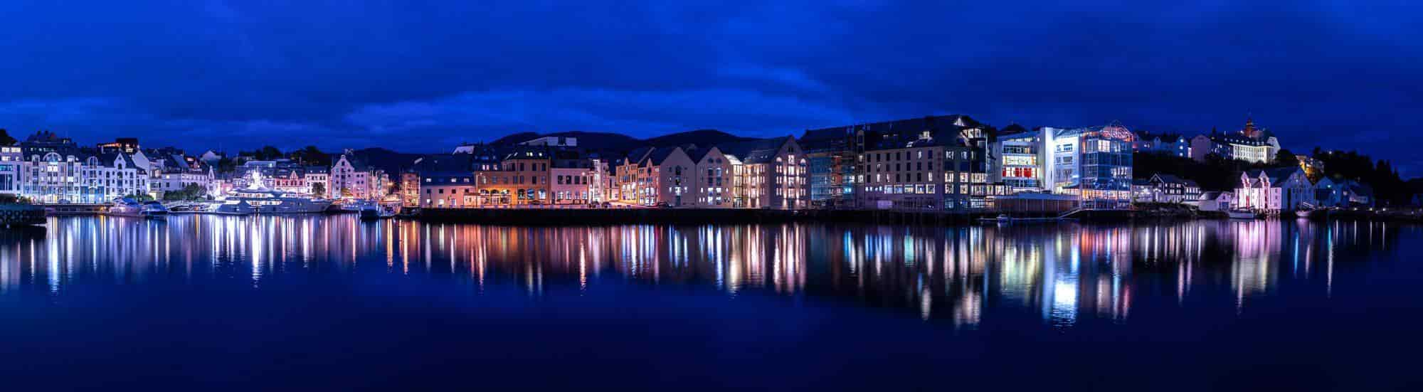 Harbor Symphony in Blue